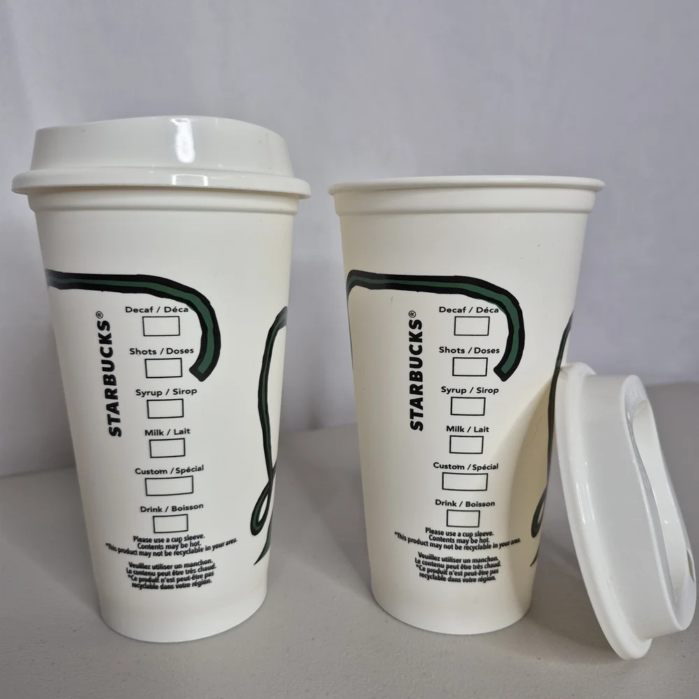 Starbucks Partner-Exclusive Green Apron Reusable To-Go Cups